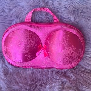 Pink bra holder